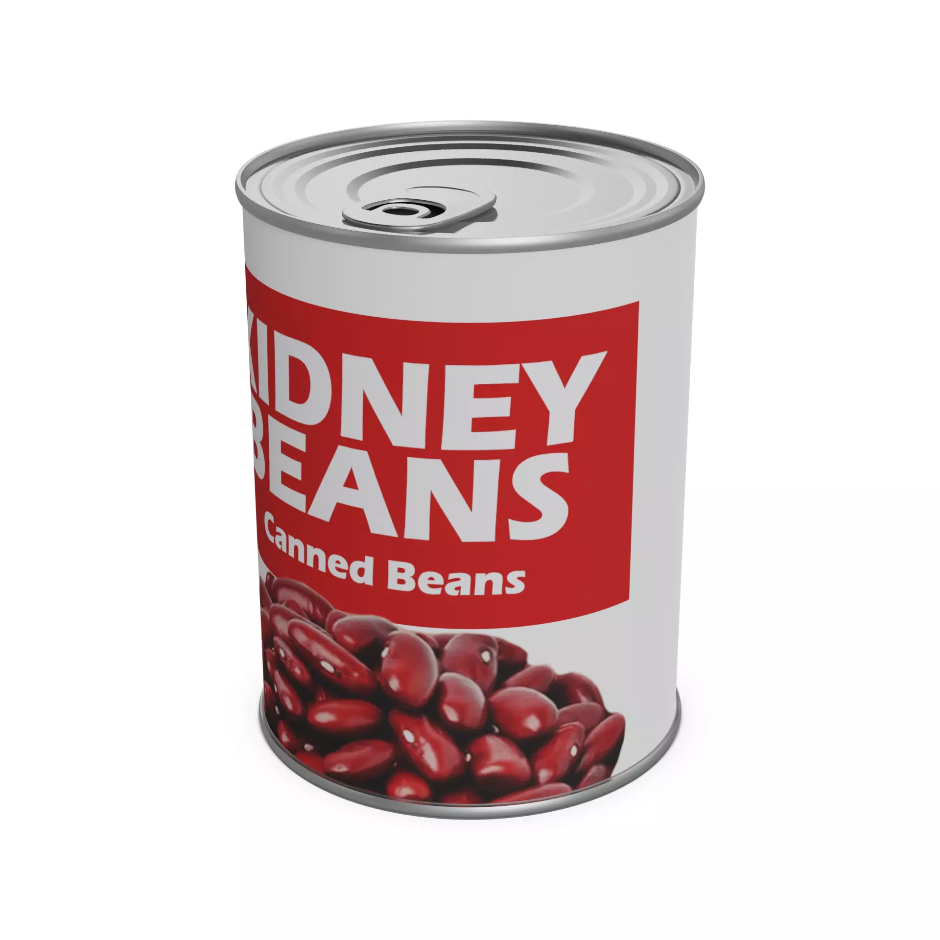 Canned beans Canned Beans Low-poly 3D model_0