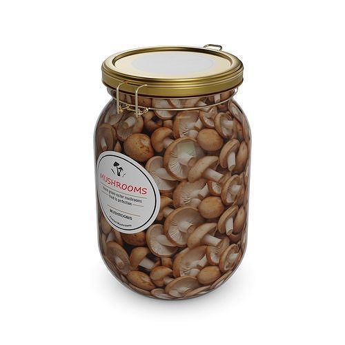 Pickled mushrooms Pickled Mushrooms 3D model