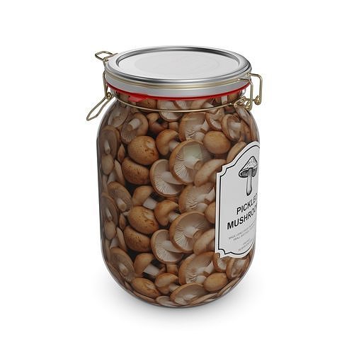Pickled mushrooms Pickled Mushrooms 3D model