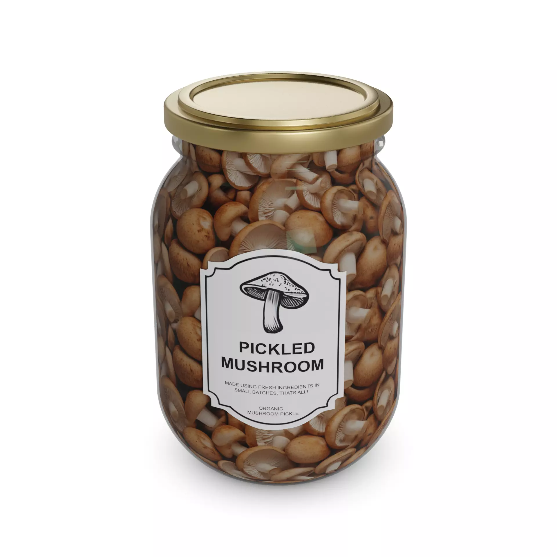 Pickled mushrooms Pickled Mushrooms Low-poly 3D model