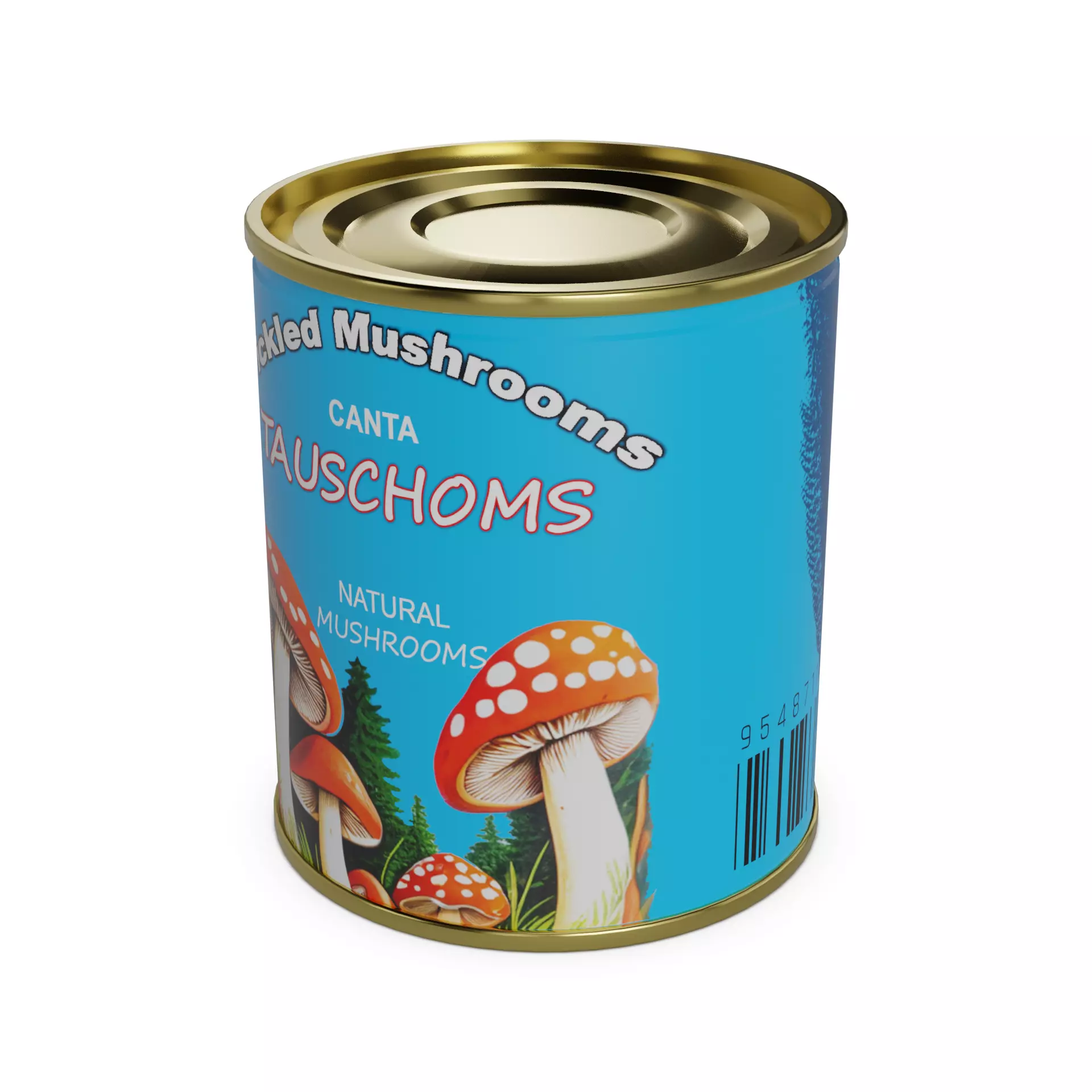 Pickled mushrooms Pickled Mushrooms Low-poly 3D model