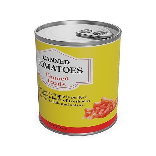 Canned tomatoes Canned Tomatoes 3D model