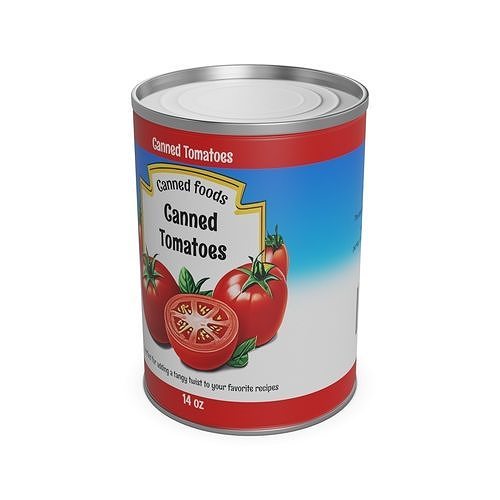 Canned tomatoes Canned Tomatoes 3D model