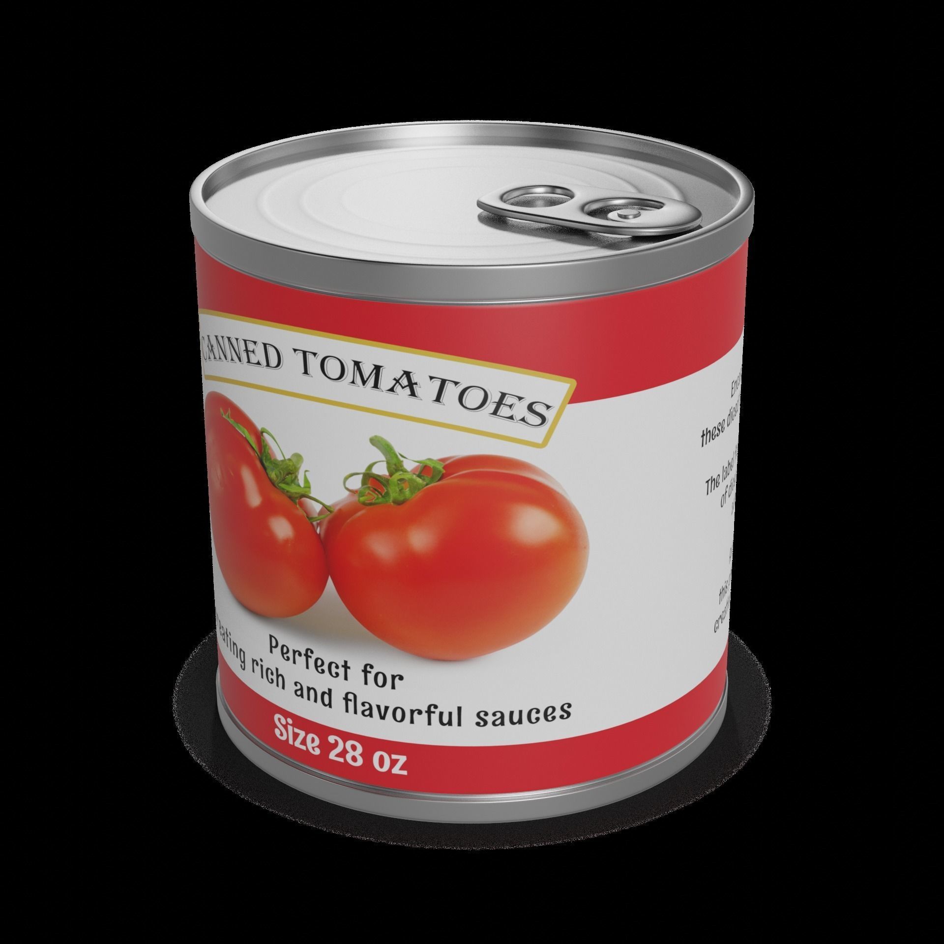 Canned tomatoes Canned Tomatoes 3D model_1