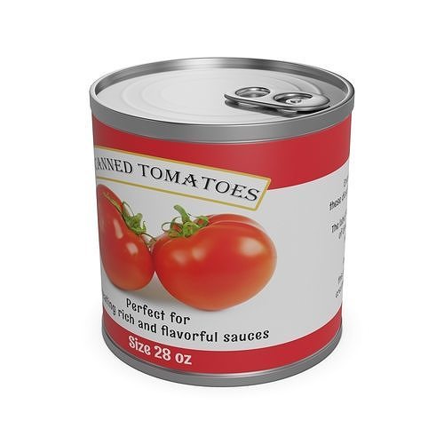 Canned tomatoes Canned Tomatoes 3D model