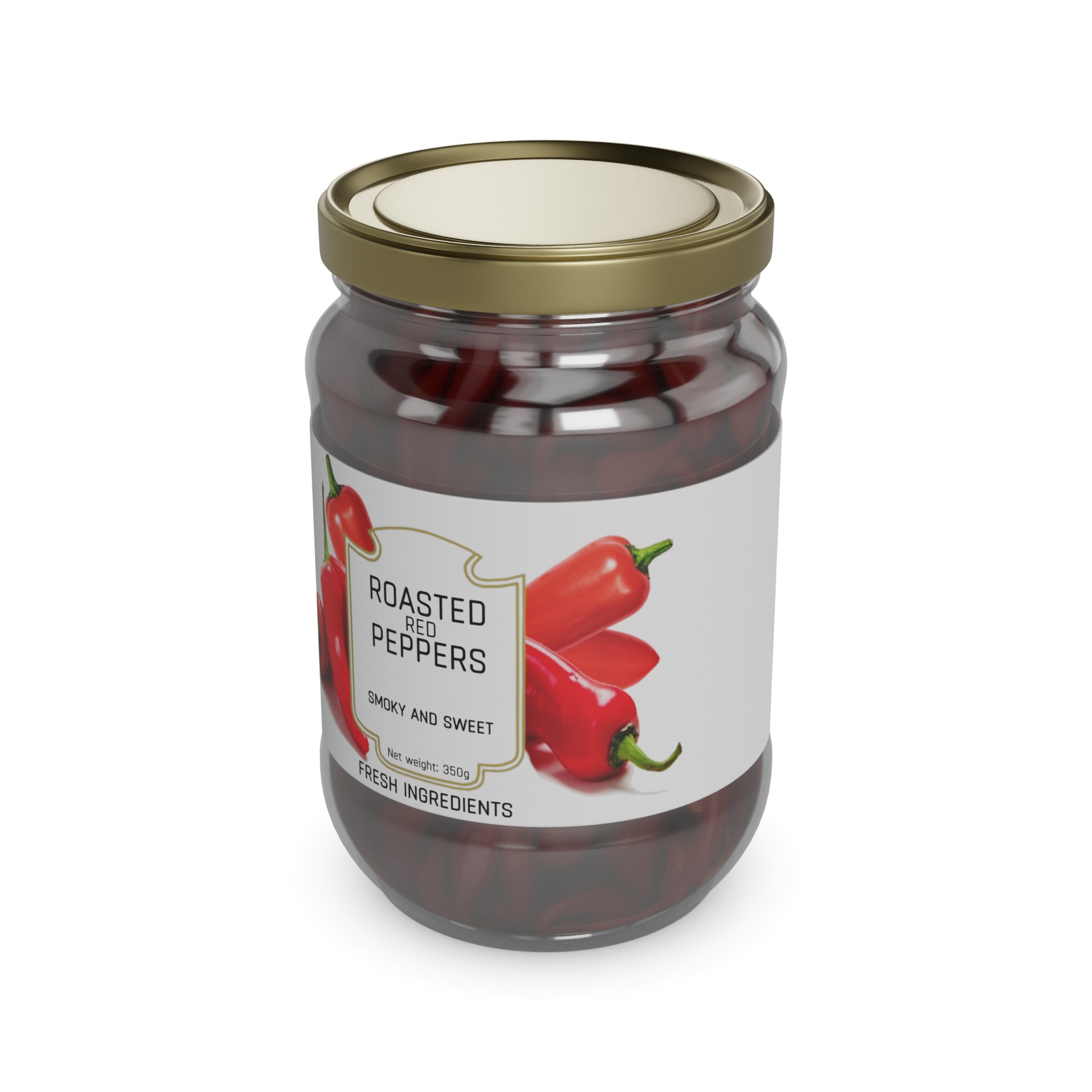  Canned Roasted Red Peppers 3D model_2