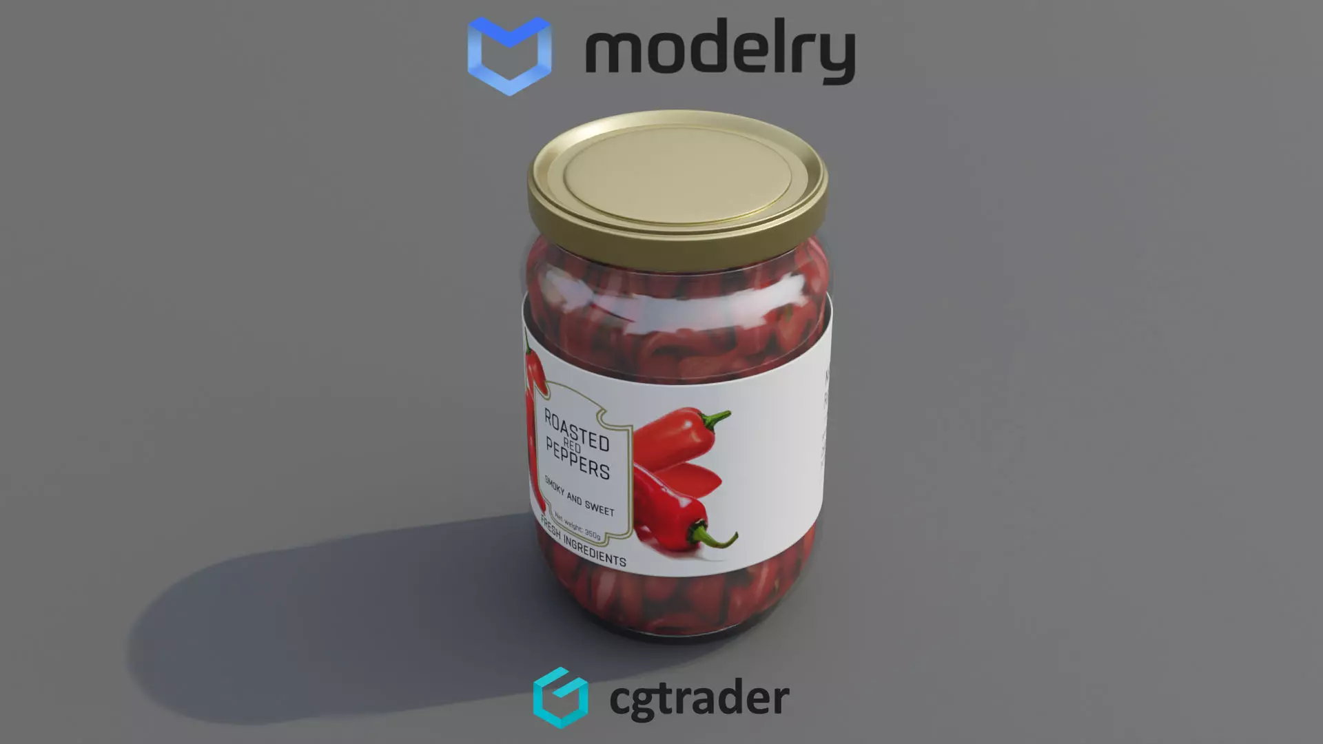  Canned Roasted Red Peppers 3D model_0