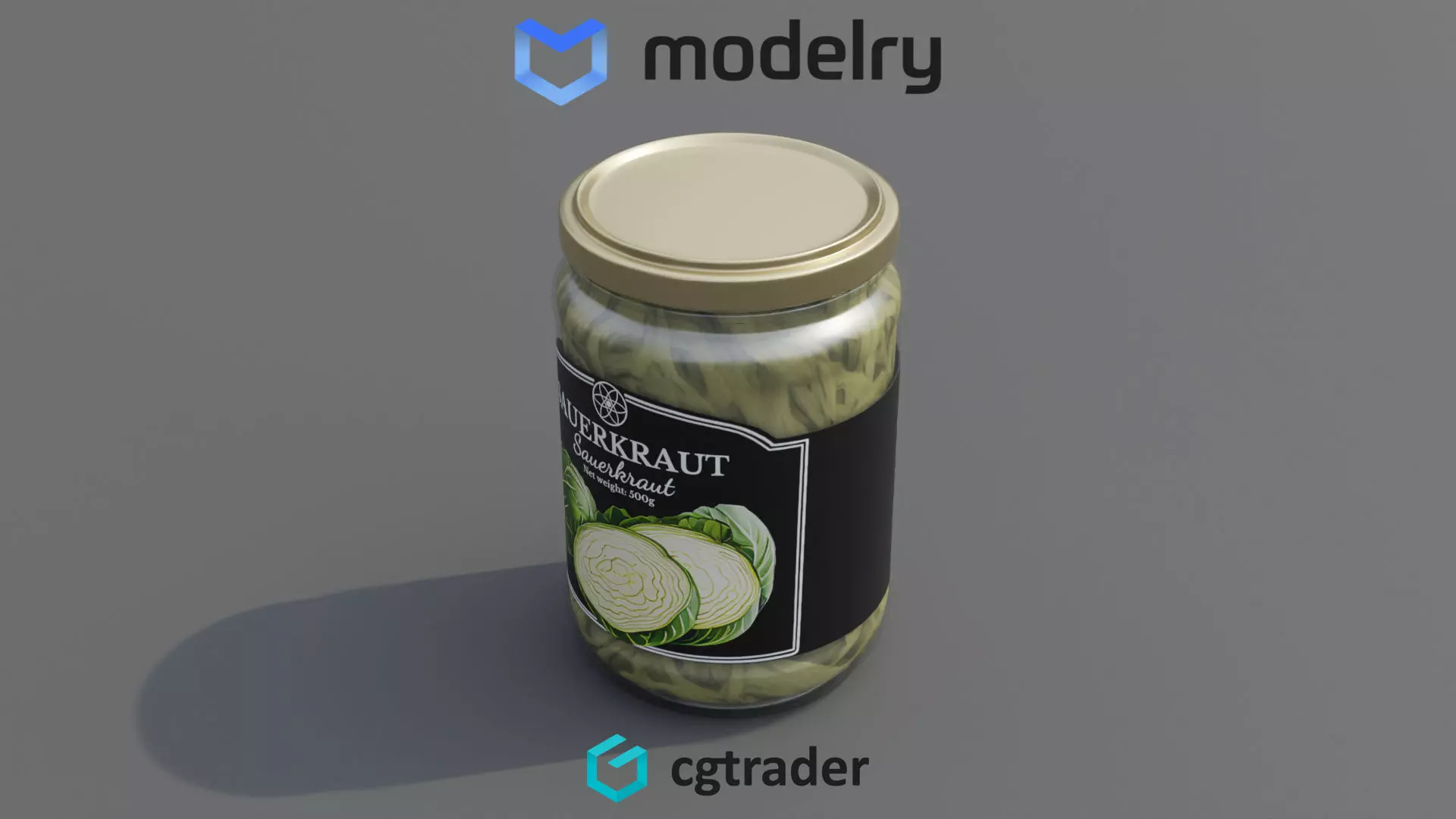  Canned Sauerkraut 3D model_0