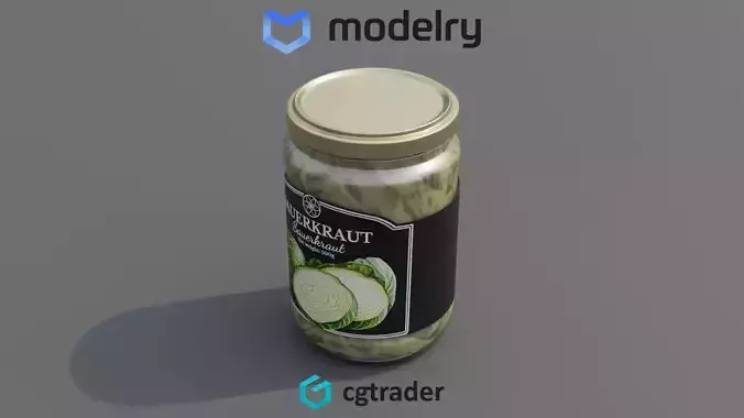  Canned Sauerkraut 3D model