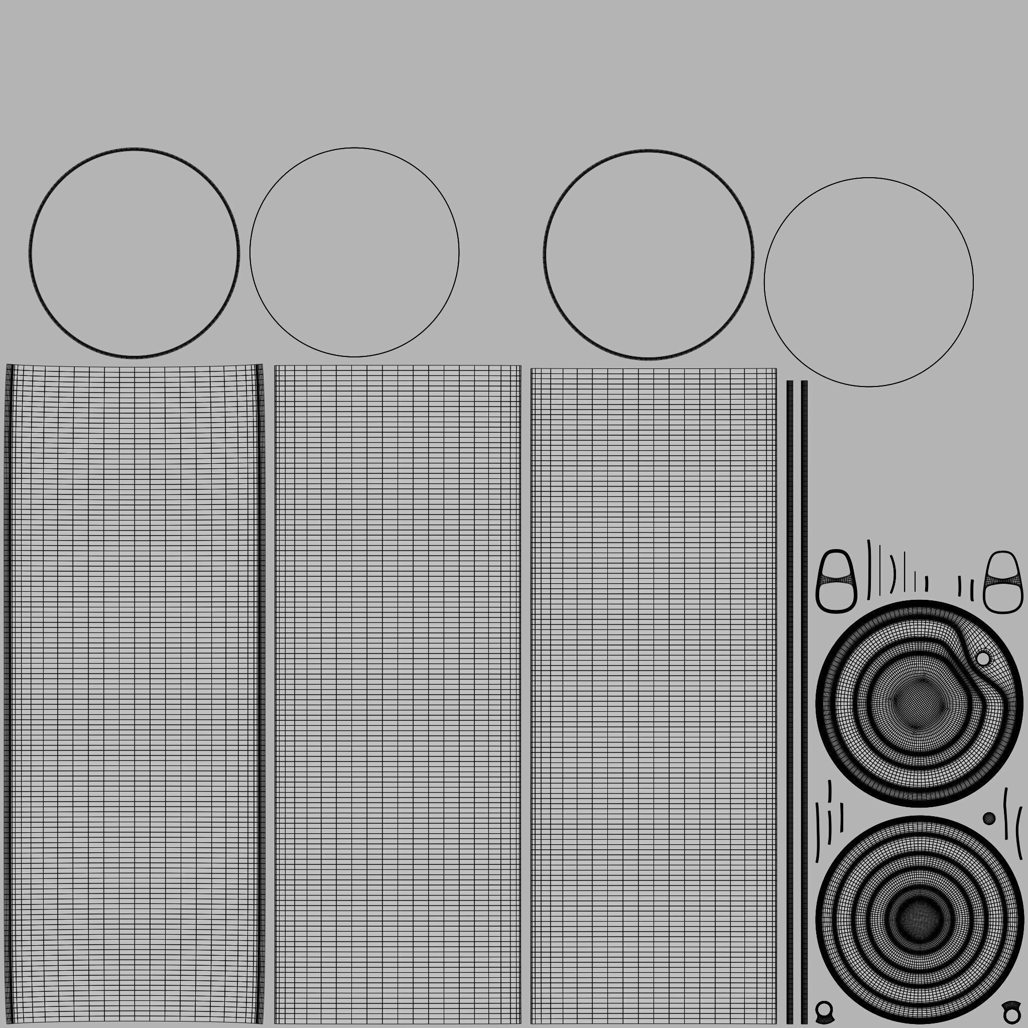 Other preserved vegetables and mixtures Canned Sliced Carrots 3D model_5