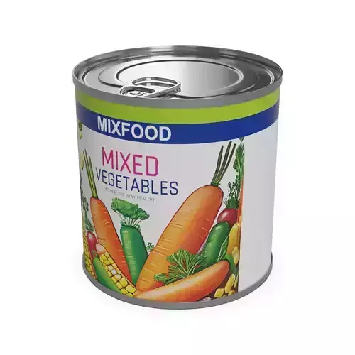 Other preserved vegetables and mixtures Canned Mixed Vegetables