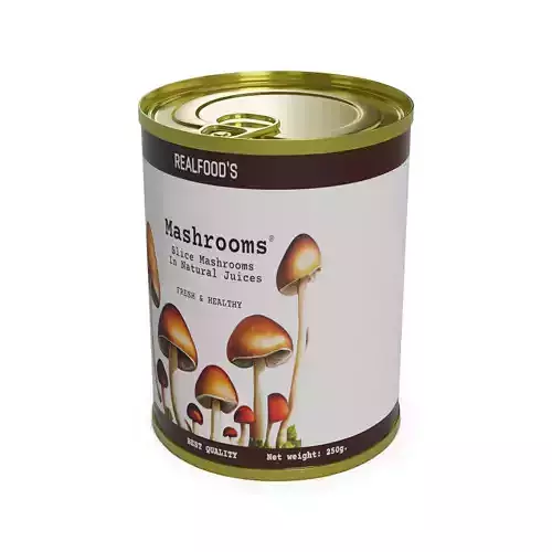 Other preserved vegetables and mixtures Canned Mushrooms