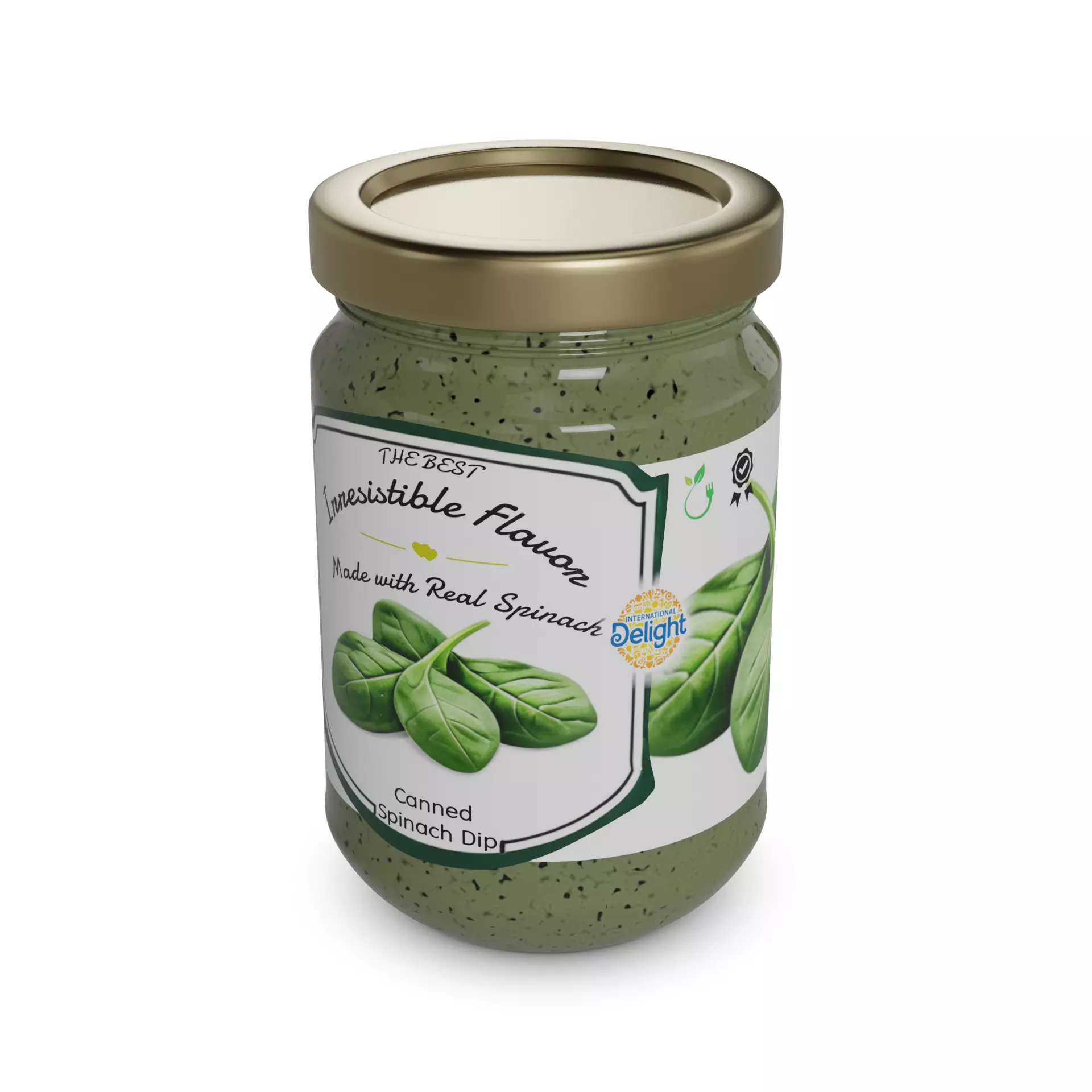 Canned spreads Canned Spinach Dip 3D model_0