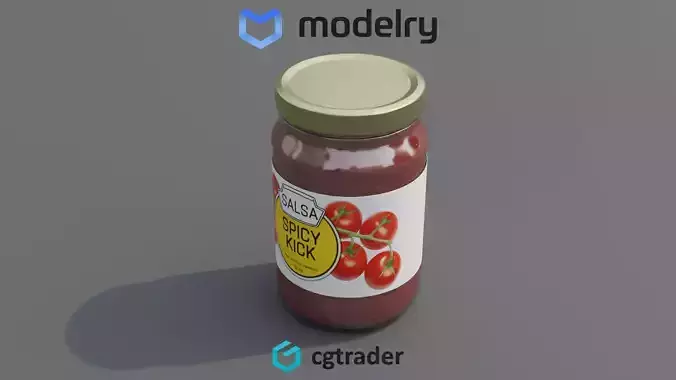  Canned Salsa 3D model
