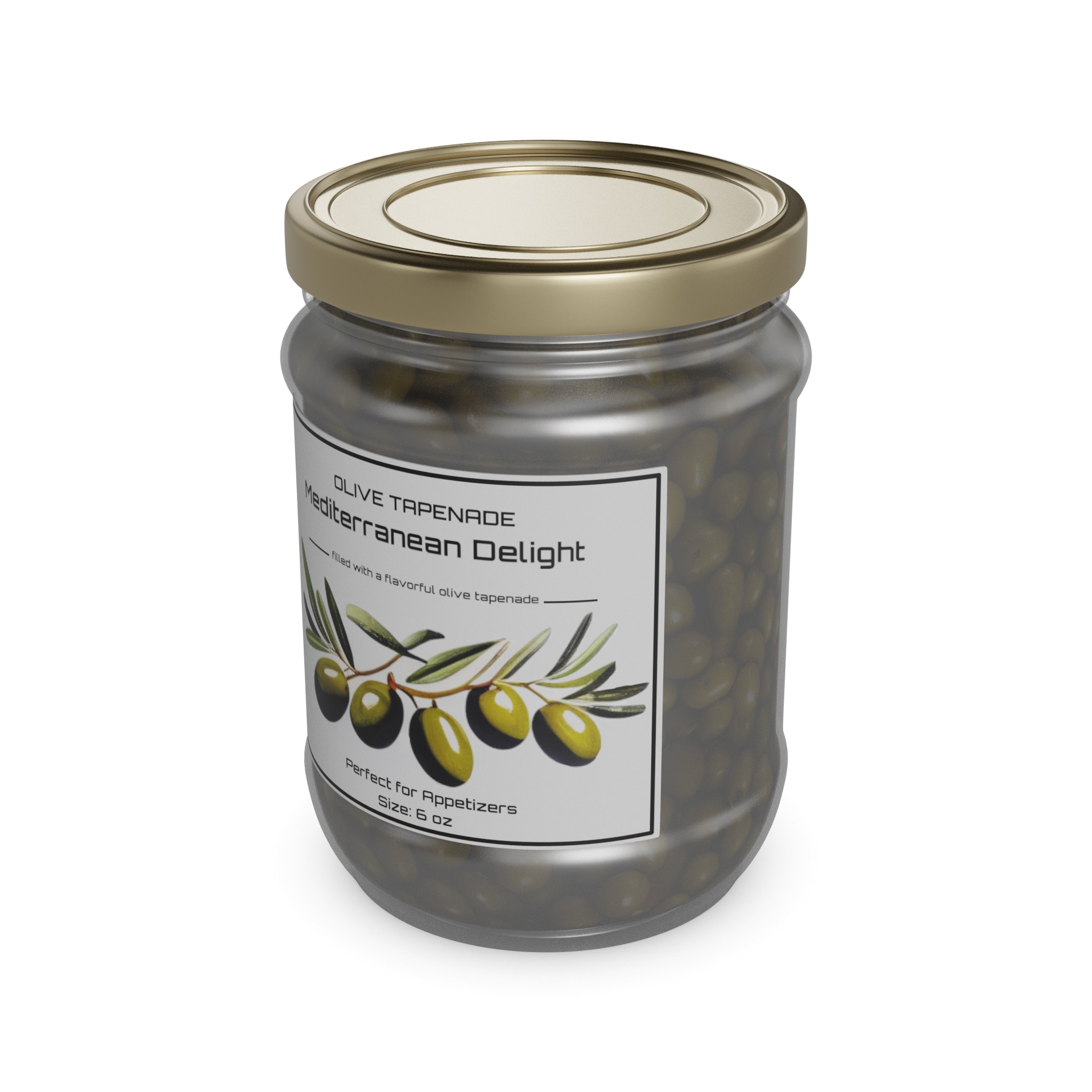Canned Olive Tapenade 3D model_2