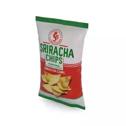 Potato chips Sriracha Chips
