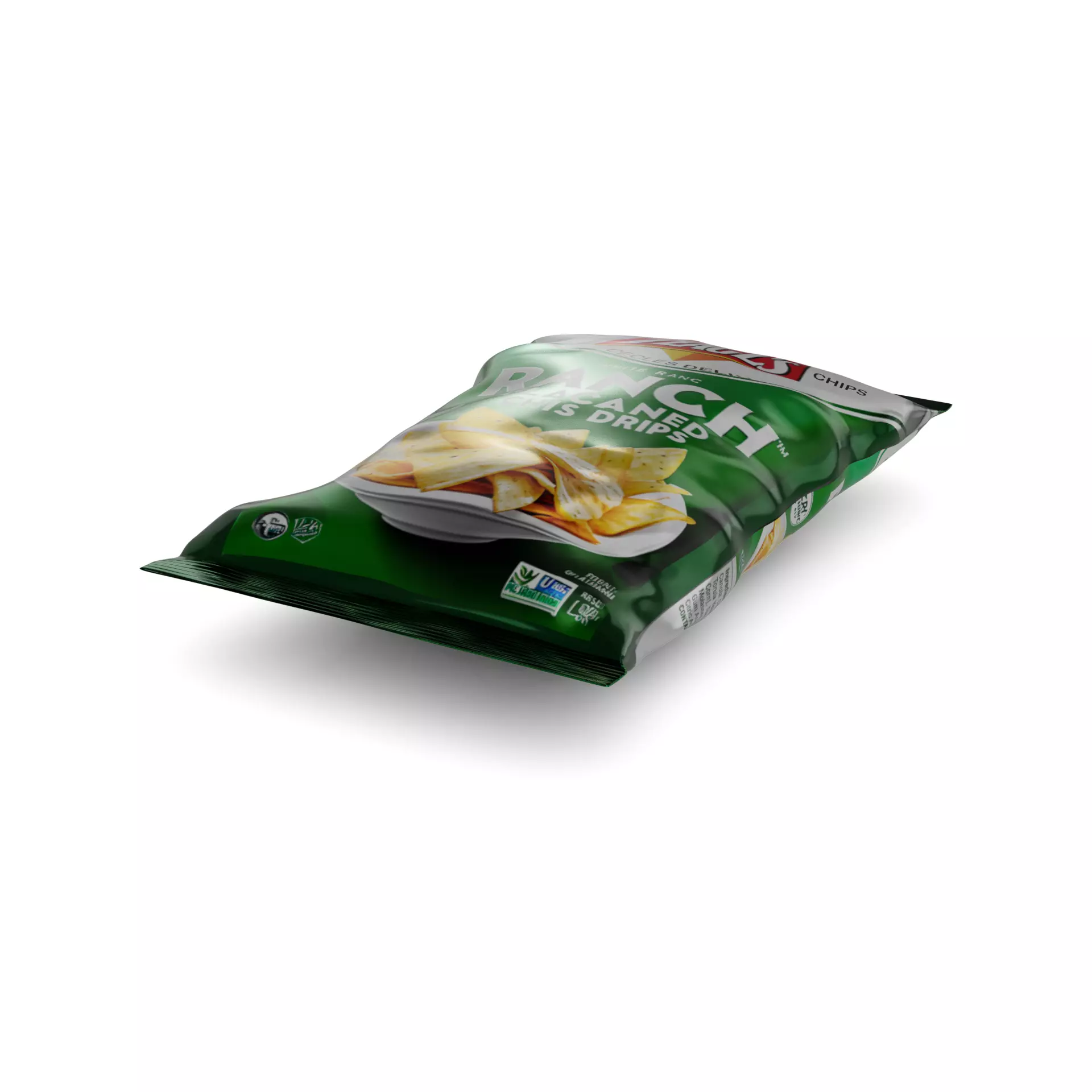 Potato chips Ranch Flavored Chips 3D model_0