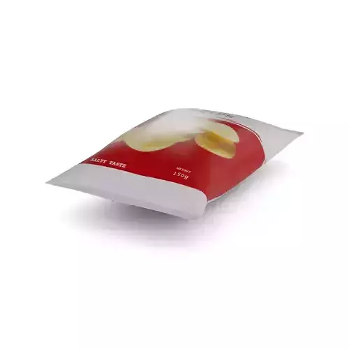 Potato chips Crunchy Delight Potato Chips Low-poly 3D model