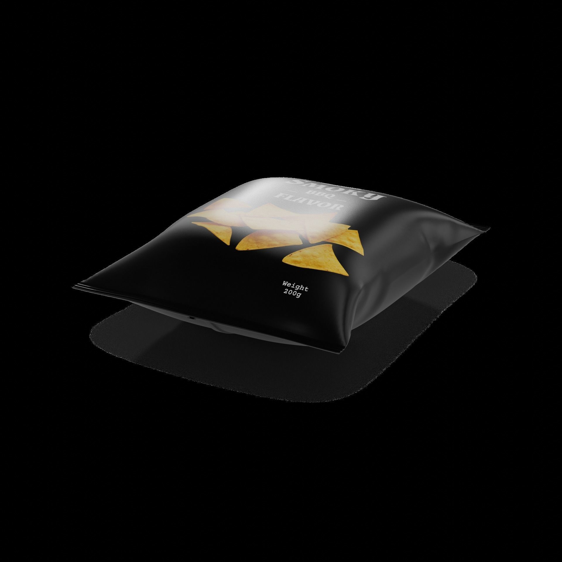 Corn chips Corn Chips Low-poly 3D model_1