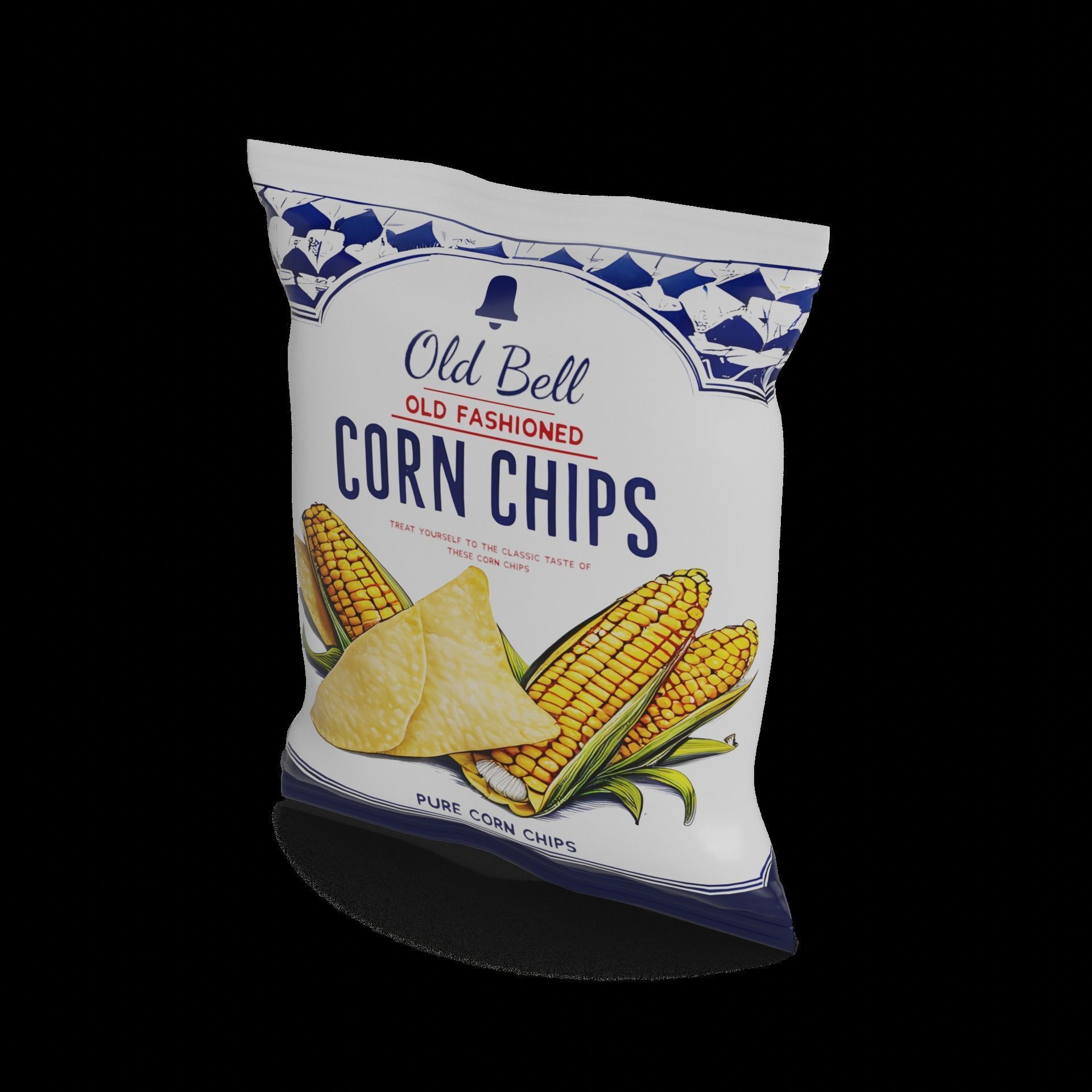 Corn chips Corn Chips Low-poly 3D model_1