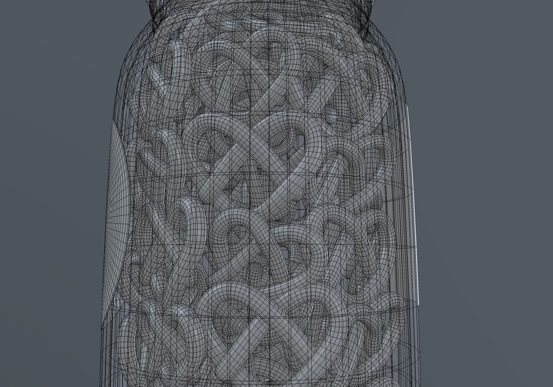 Fried bread and bread chips Pretzels 3D model_6