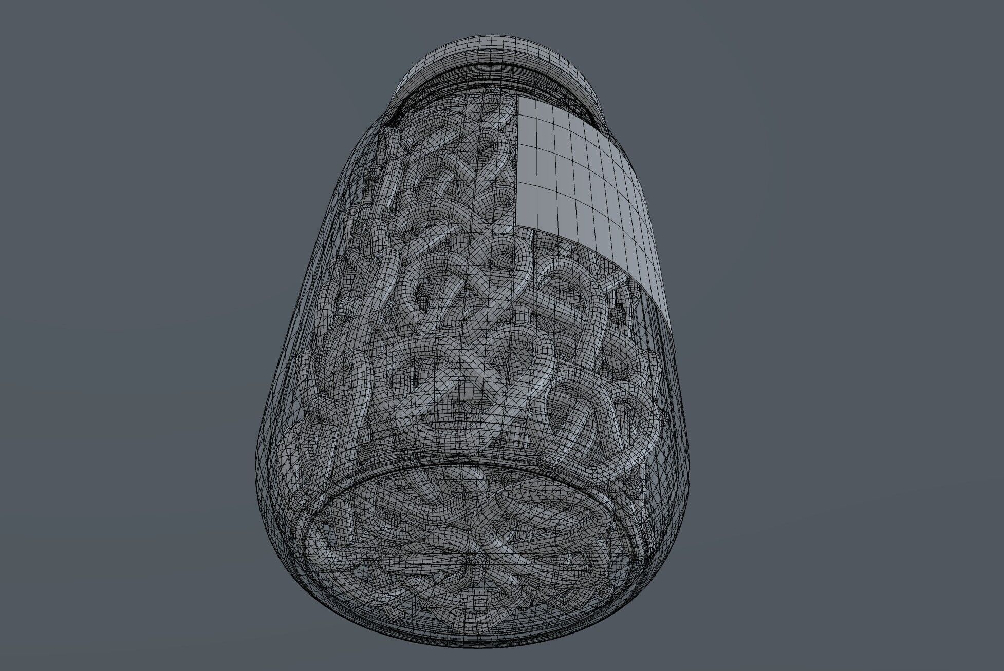 Fried bread and bread chips Pretzels 3D model_7