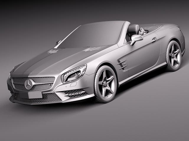 Mercedes-Benz SL-Class 3D model_10