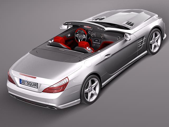 Mercedes-Benz SL-Class 3D model_6