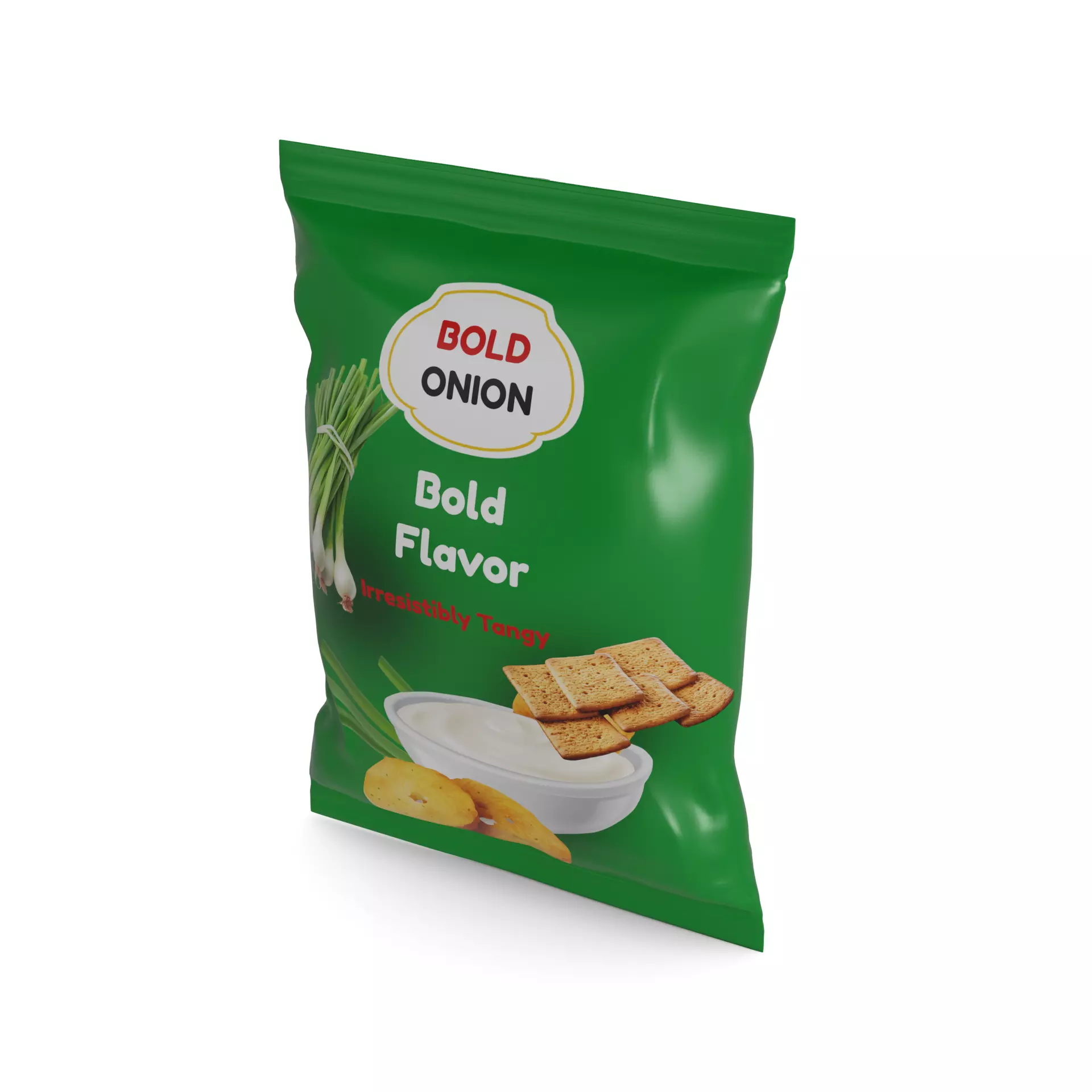 Crackers and salty sticks Sour Cream and Onion Crackers 3D model_0