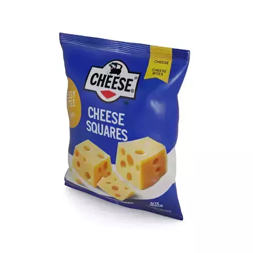 Crackers and salty sticks Cheese Squares