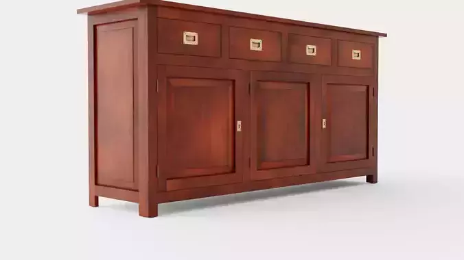 Hyannis sideboard rich brown