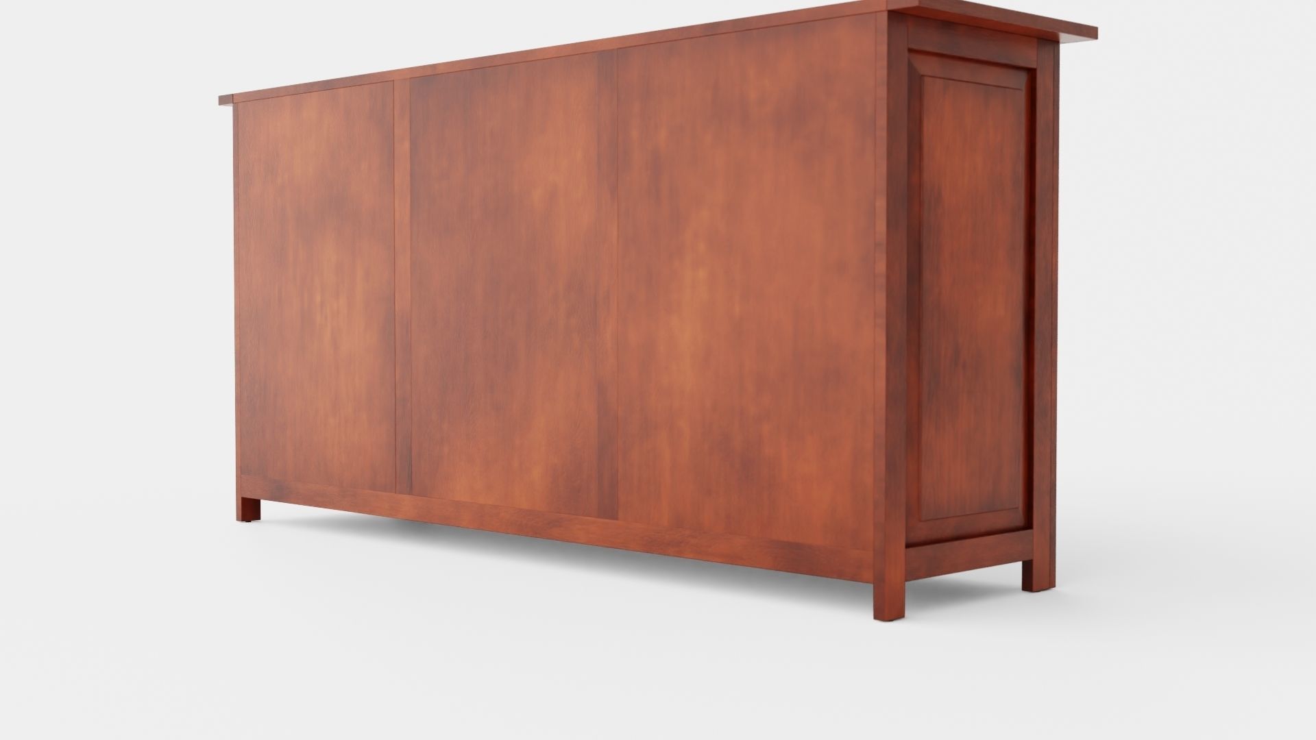Hyannis sideboard rich brown Low-poly 3D model_3