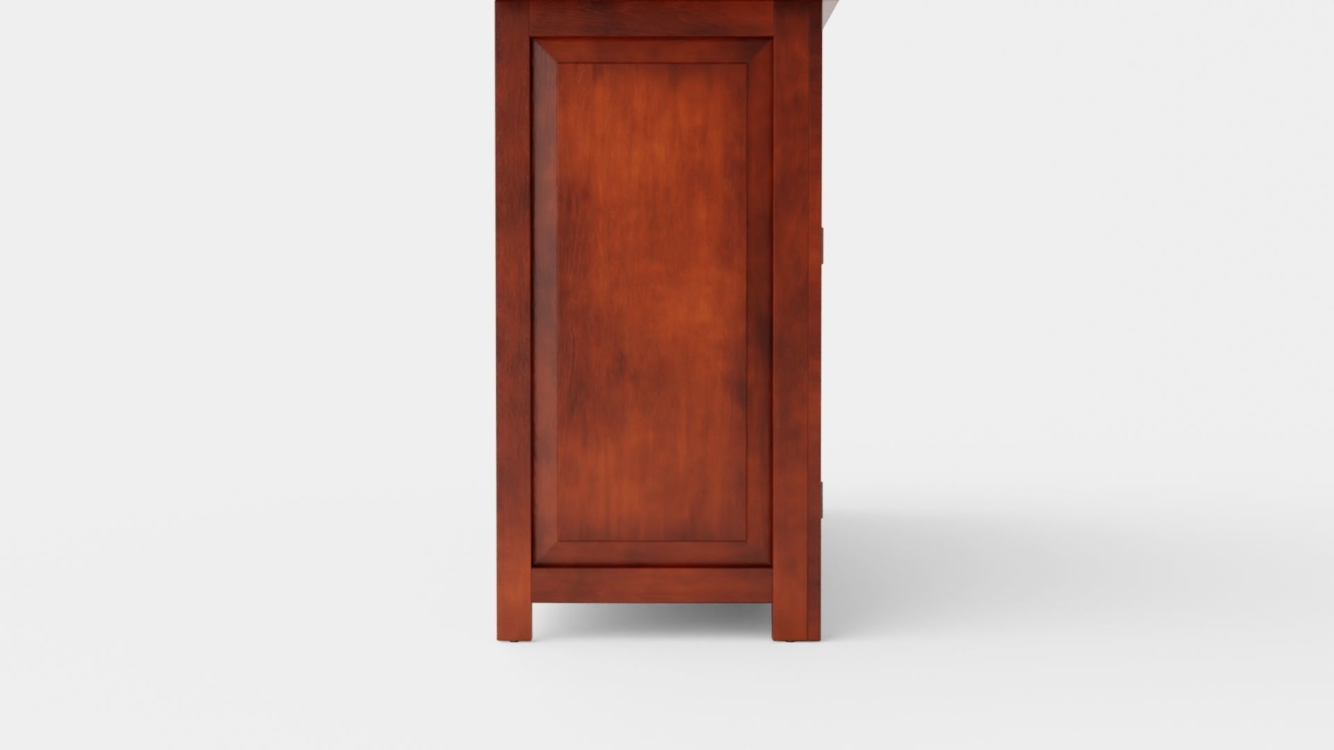 Hyannis sideboard rich brown Low-poly 3D model_2