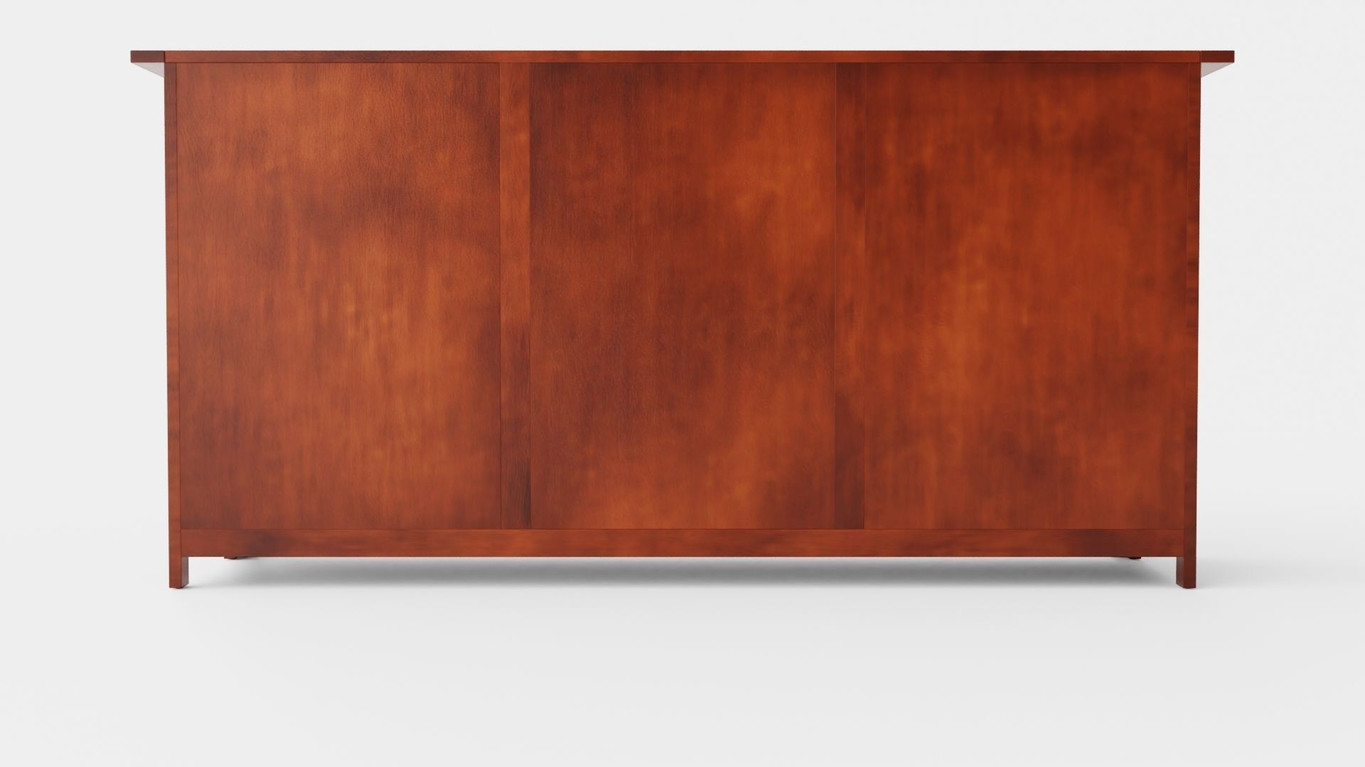 Hyannis sideboard rich brown Low-poly 3D model_4