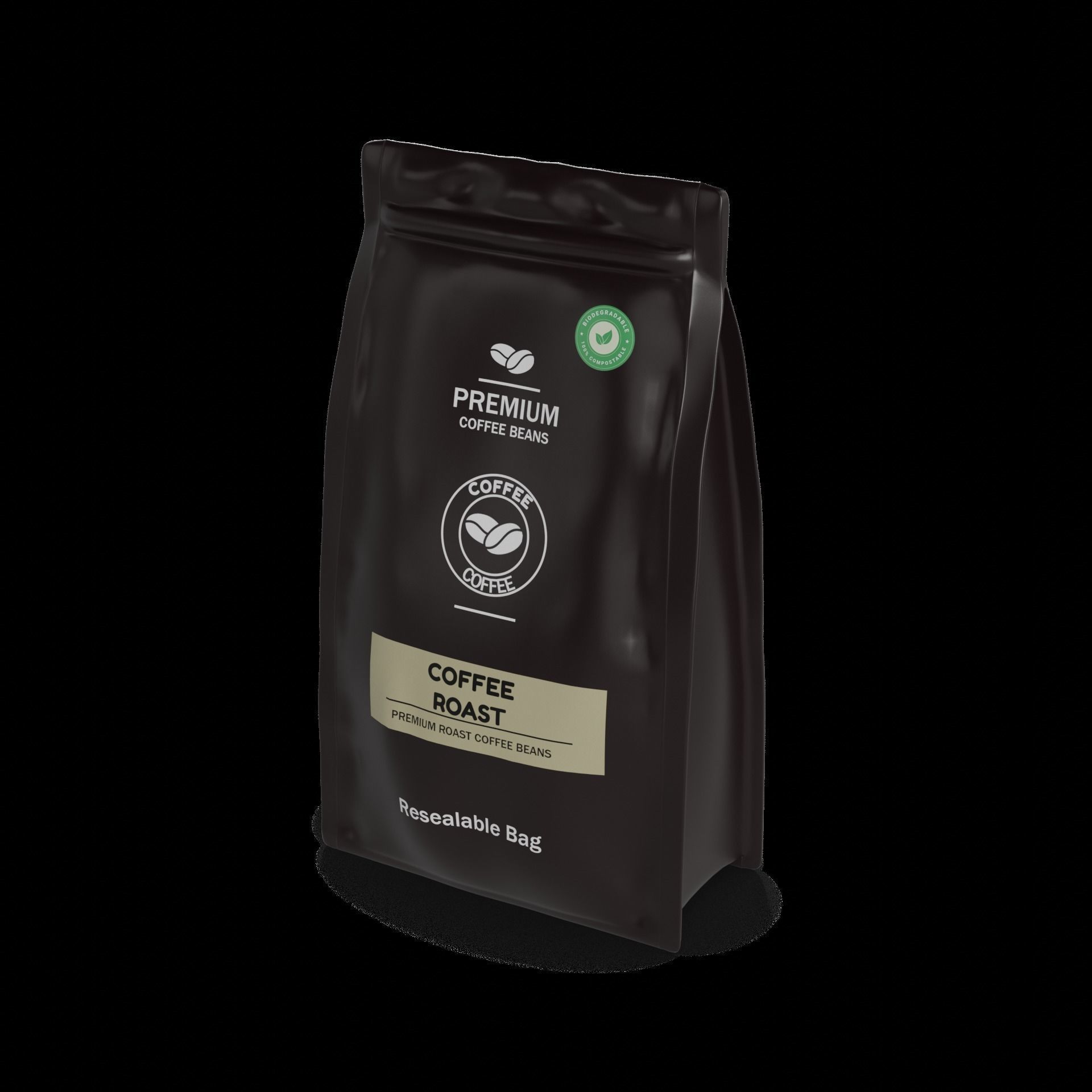 coffee machines accessories and capsules Coffee Beans 3D model_1