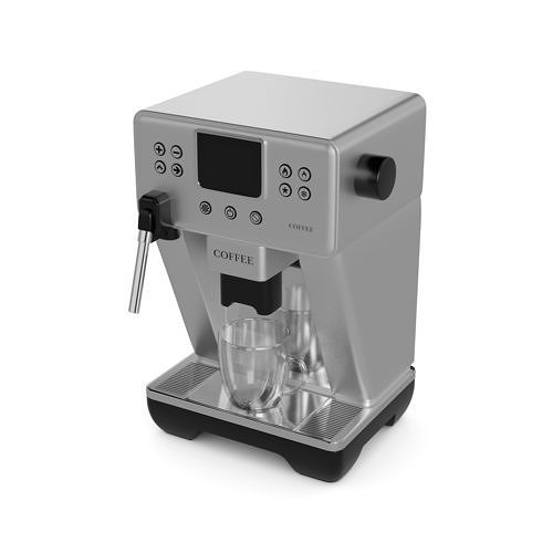 coffee machines accessories and capsules Coffee Machine Low-poly 3D model