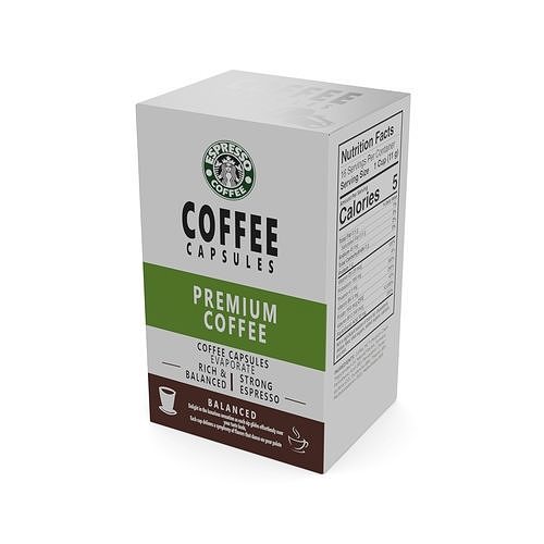 Coffee capsules Coffee Capsules Low-poly 3D model