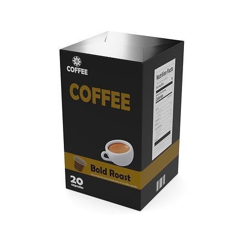 Coffee capsules Coffee Capsules Low-poly 3D model