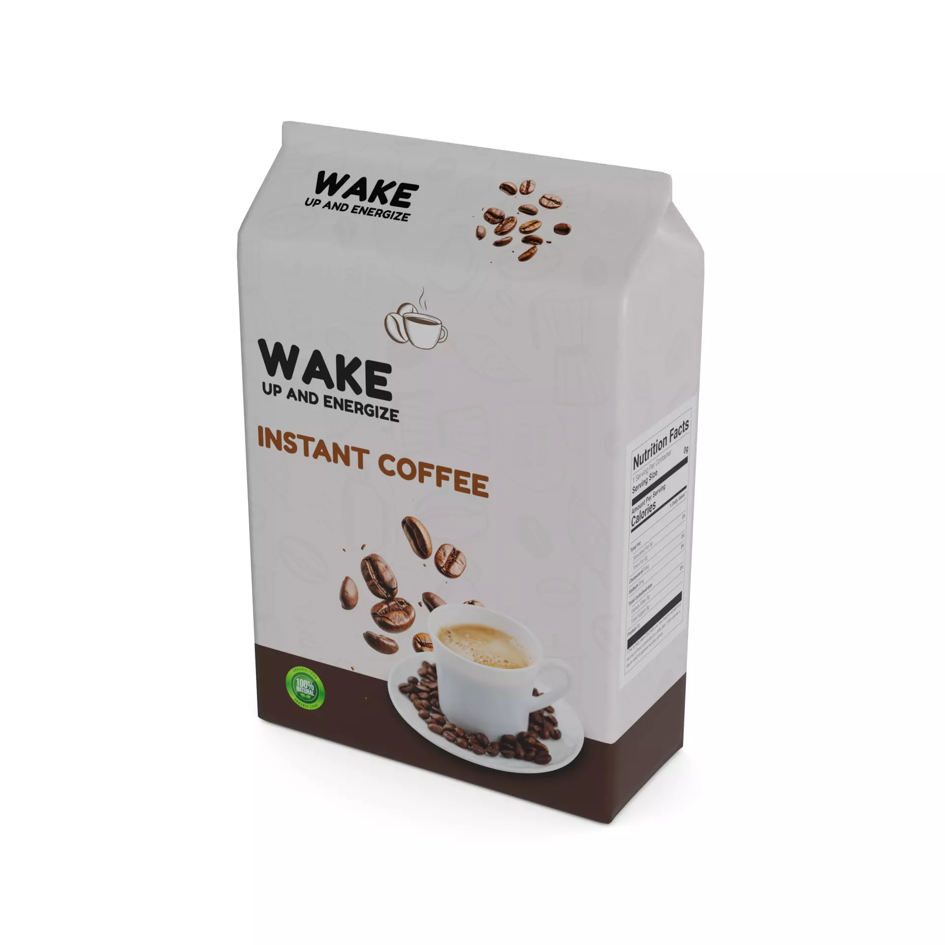 Instant coffee Instant Coffee Low-poly 3D model_0