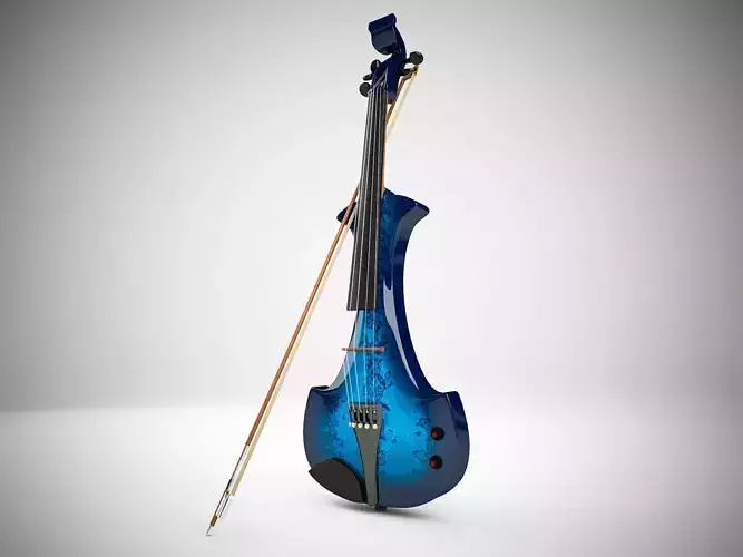 Electric Violin 3D model
