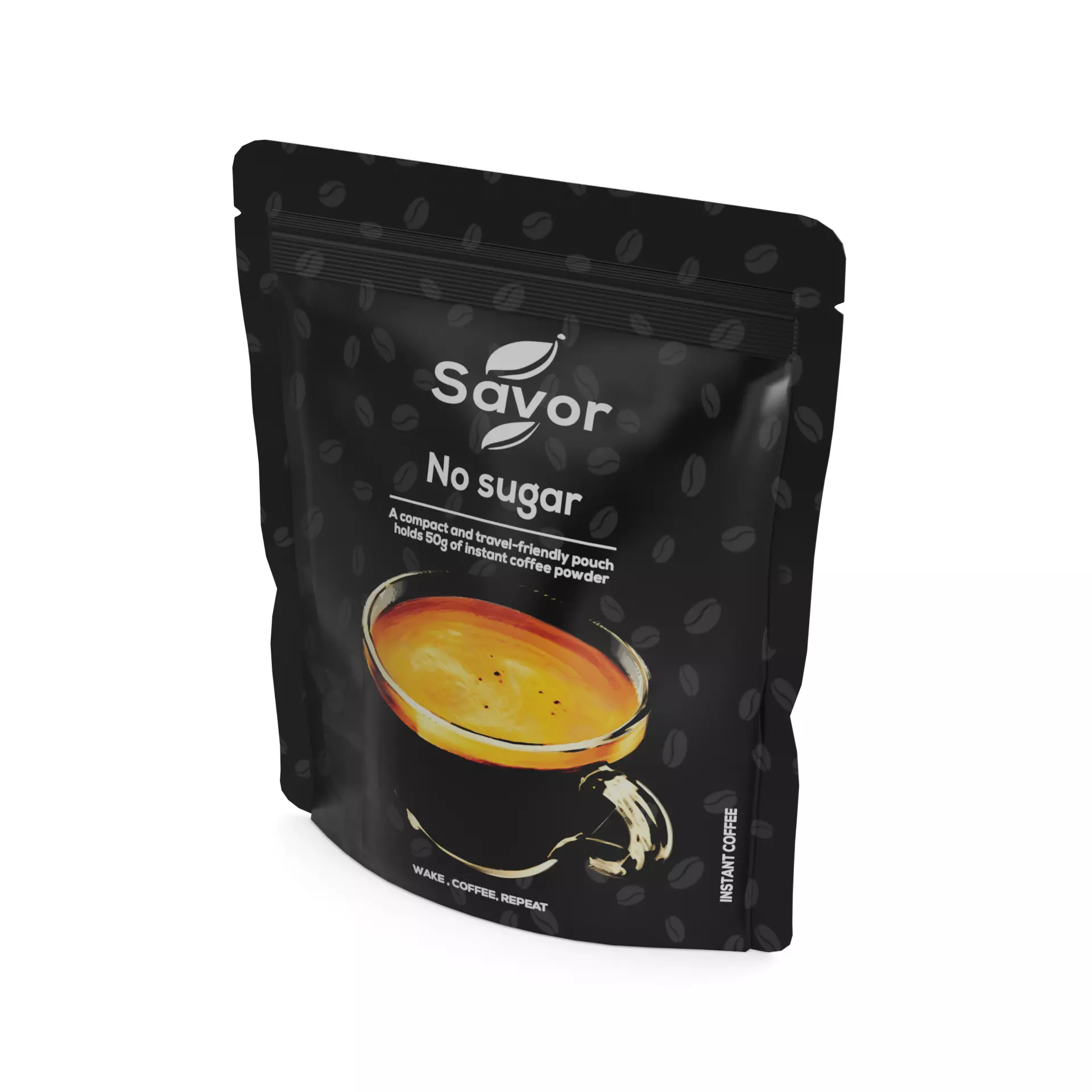 Instant coffee Instant Coffee Low-poly 3D model_0