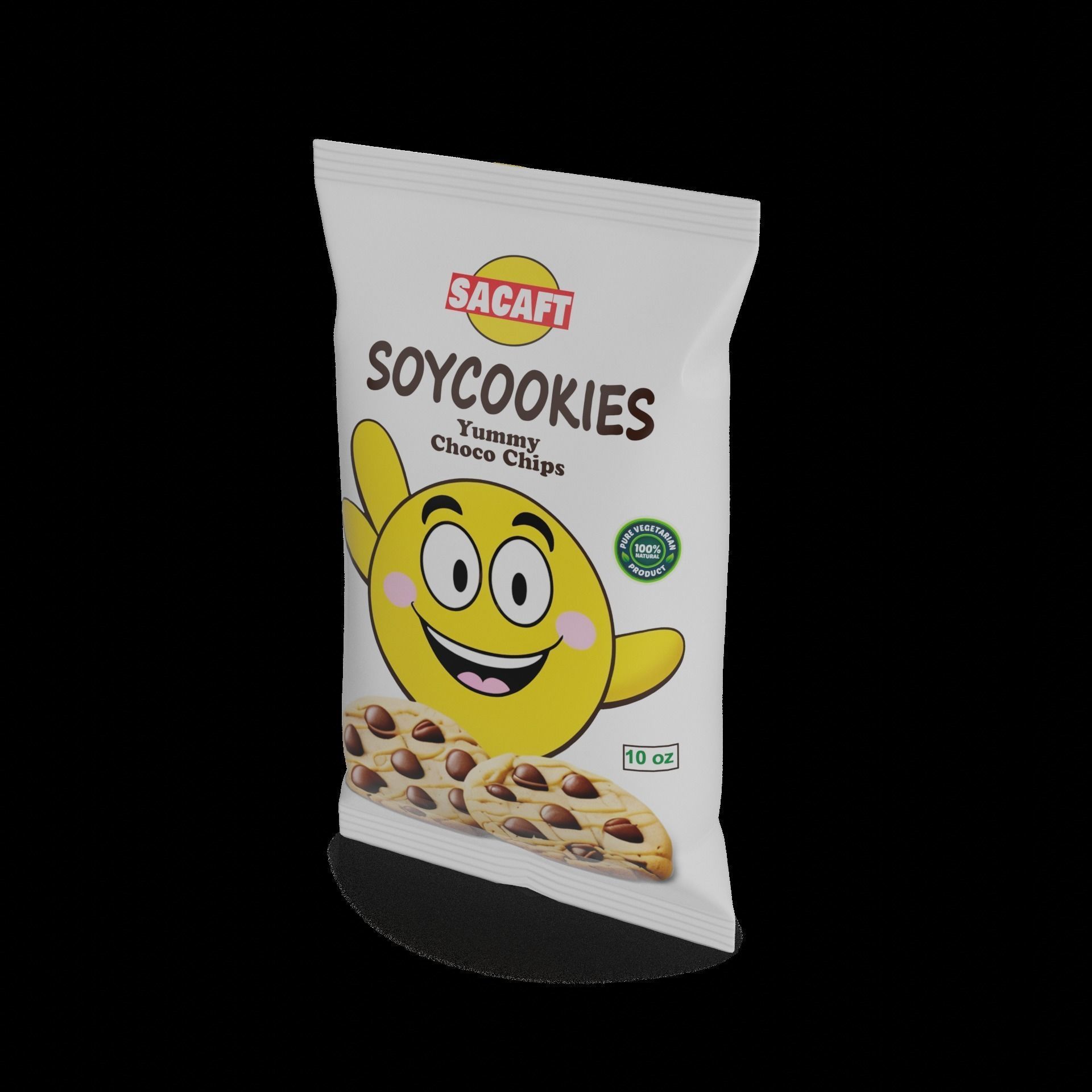 Soy products Soy-based cookies Low-poly 3D model_1