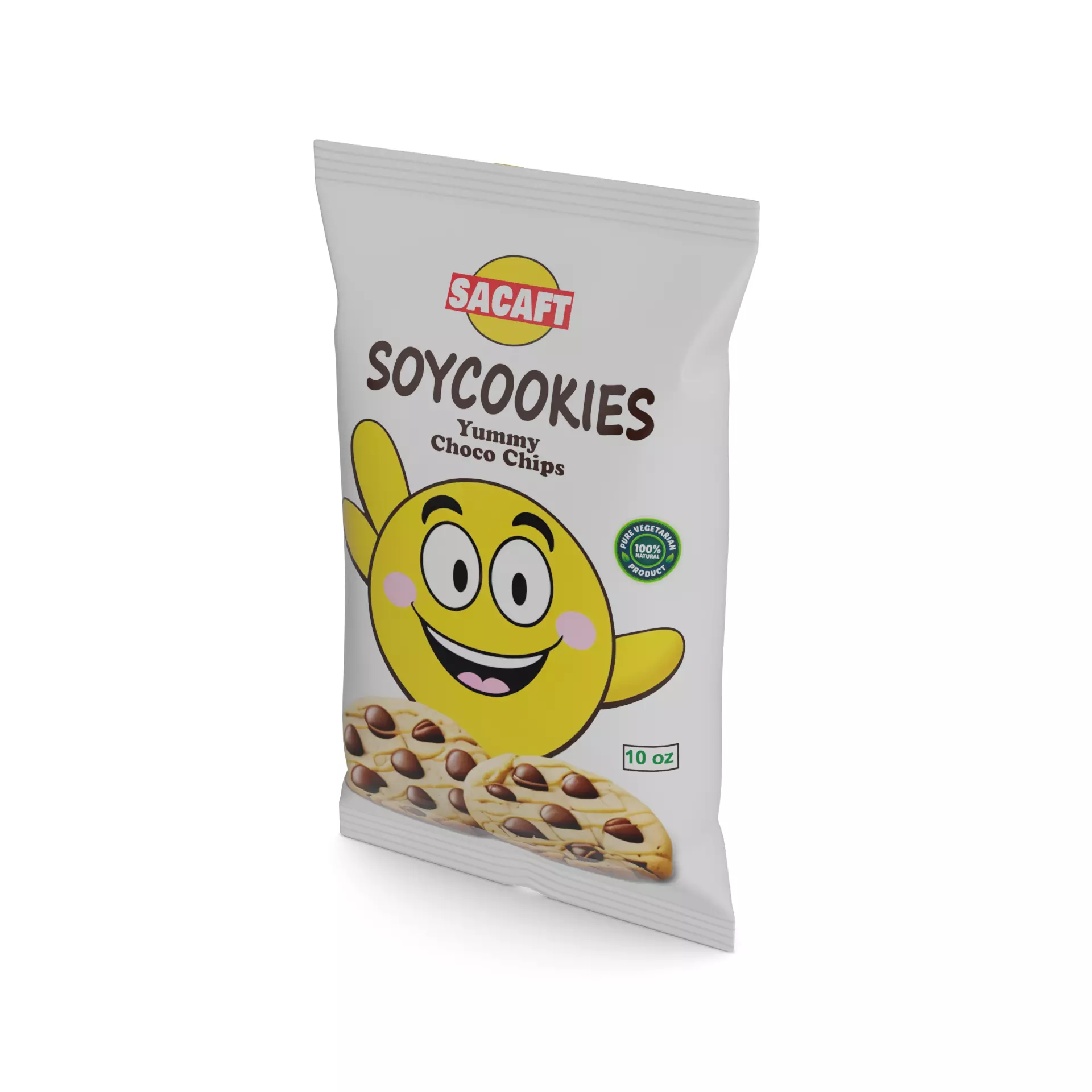 Soy products Soy-based cookies Low-poly 3D model_0