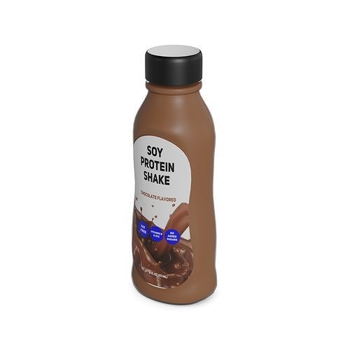 Soy products Soy-based protein shakes Low-poly 3D model