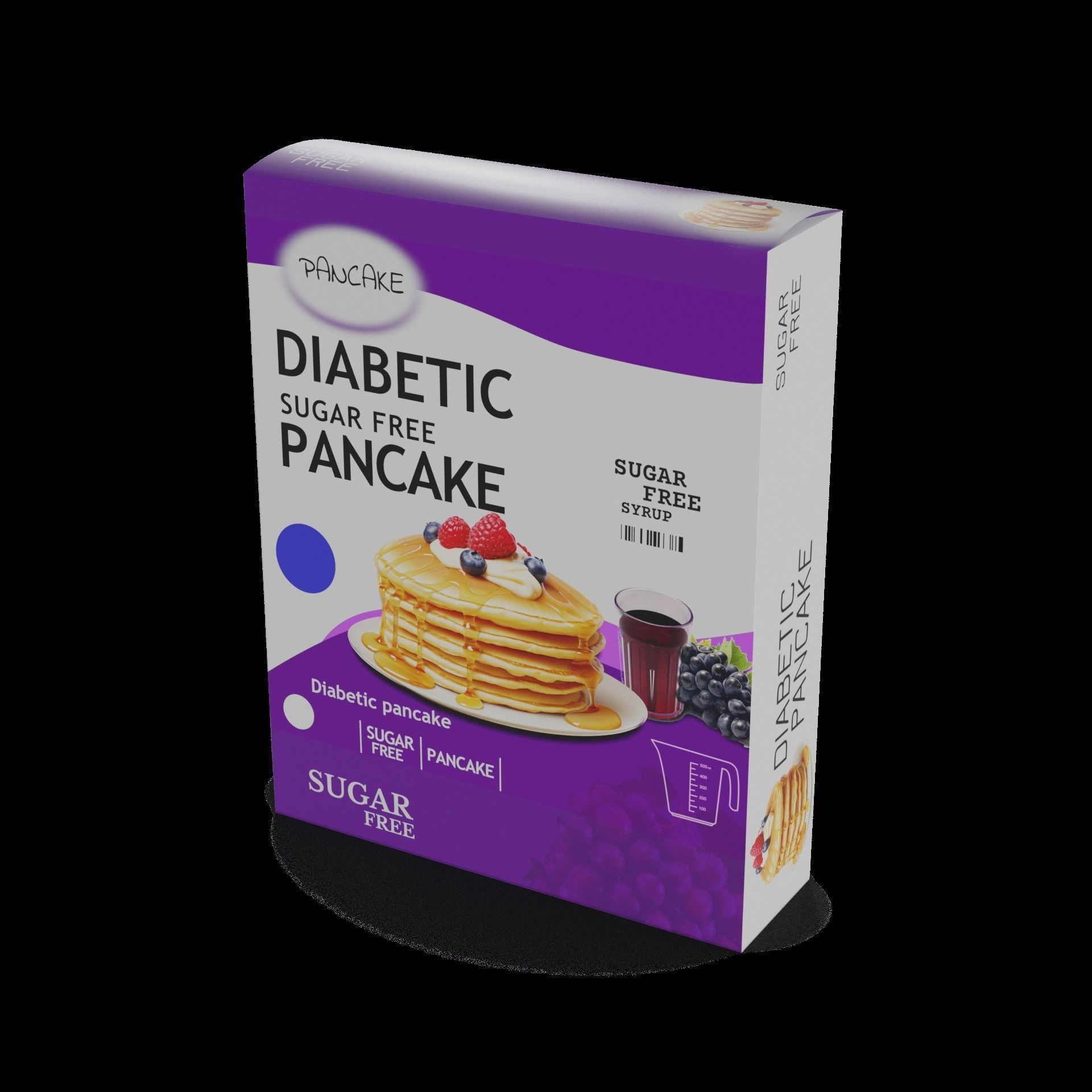 Diabetic foods Diabetic Foods Low-poly 3D model_1