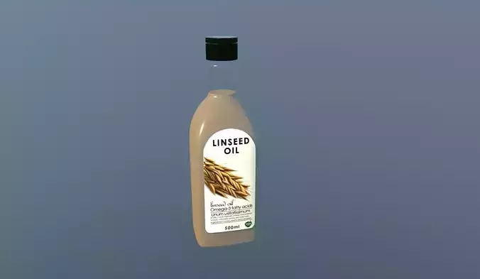 Linseed oil Linseed Oil 3D model