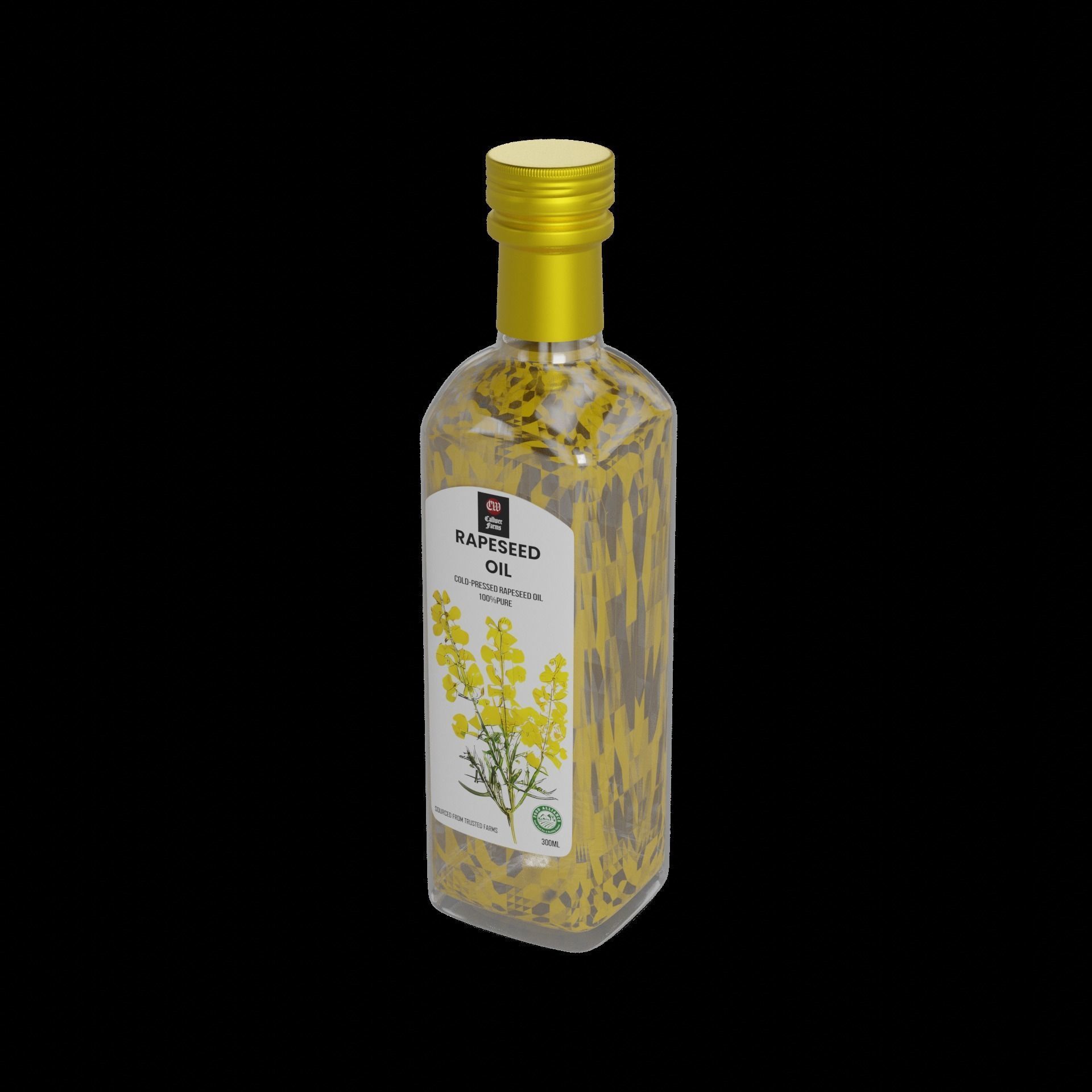 Rapeseed oil Rapeseed Oil 3D model_1