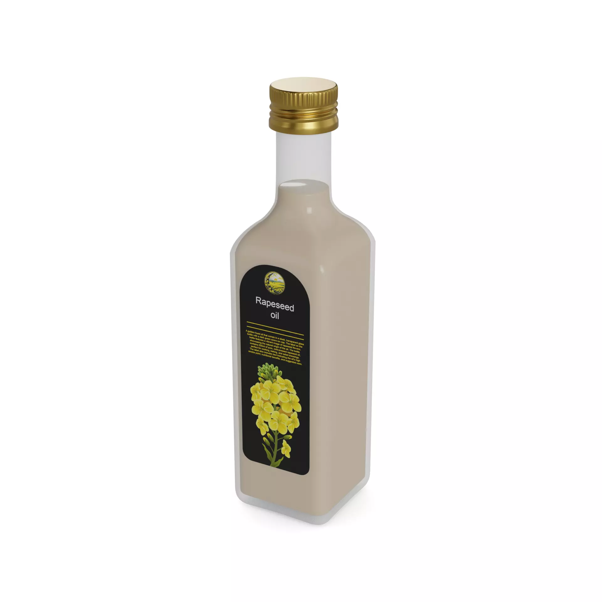 Rapeseed oil Rapeseed Oil 3D model_0