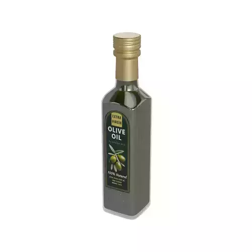 Other oils Extra Virgin Olive Oil Low-poly 3D model