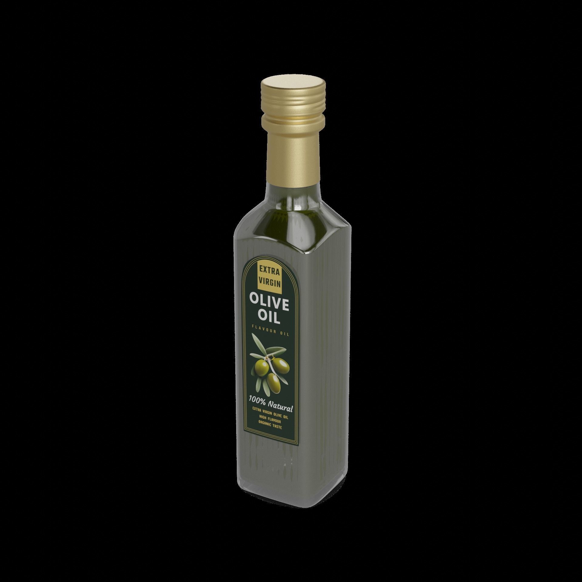 Other oils Extra Virgin Olive Oil Low-poly 3D model_1